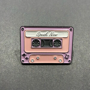 Taylor Swift Speak Now Cassette Metal Enamel Pin $5 Bundled